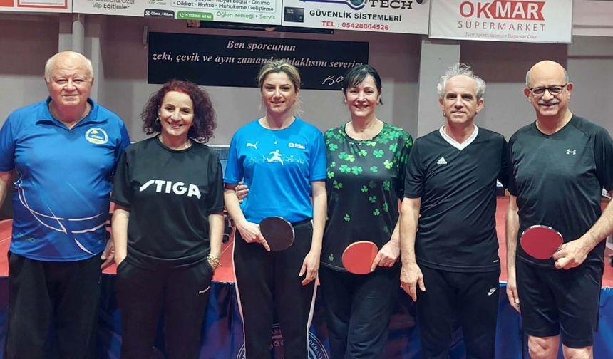 KKTC master masa tenisçileri Mersin yolcusu
