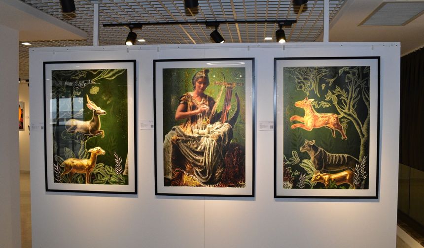 Svetlana Karepina’ın sergisi Ercan Havalimanı’nda açıldı