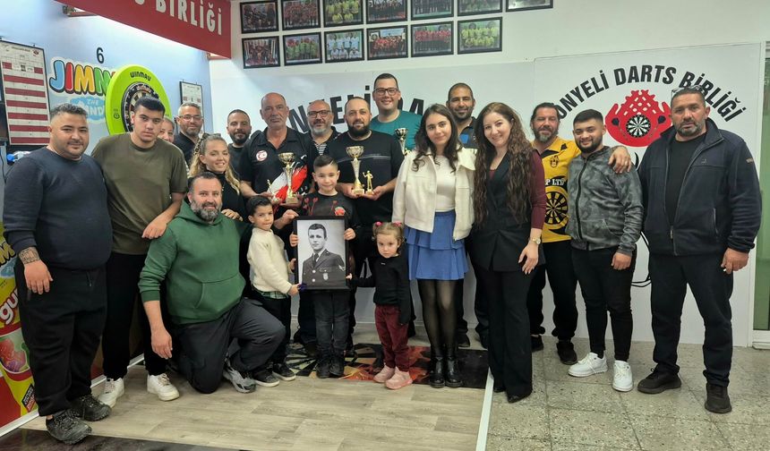 Gönyeli Darts Birliği Çetin Gelengül Anı Darts Turnuvası gerçekleştirildi