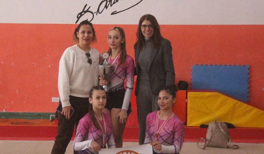 Esin Leman Lisesi cimnastikte yine şampiyon