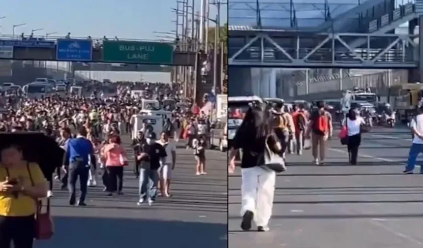 Filipinlerde toplu ulaşım durdu