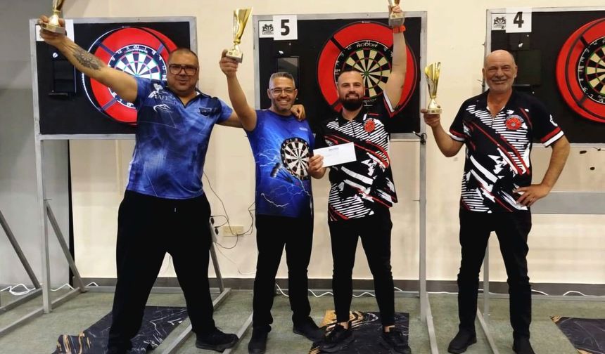 Gönyeli Darts Lions, Larnaka’dan şampiyonluk ve derecelerle döndü