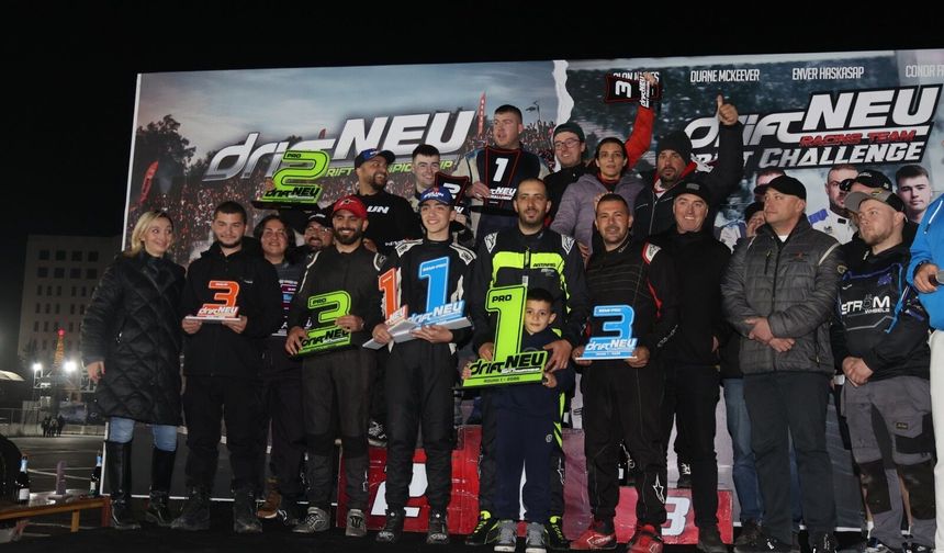 Drift NEU Pistinde dünya yıldızları sahne aldı
