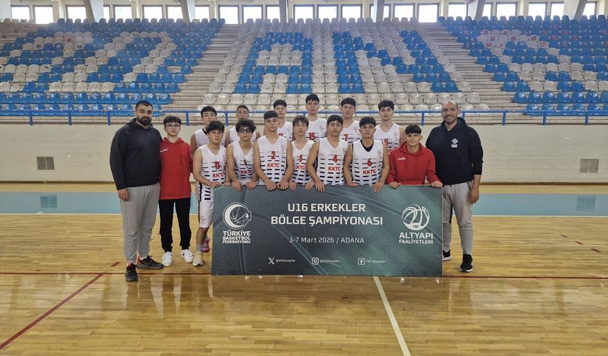 KKTC U16 Erkek Basketbol Takımı farklı galip
