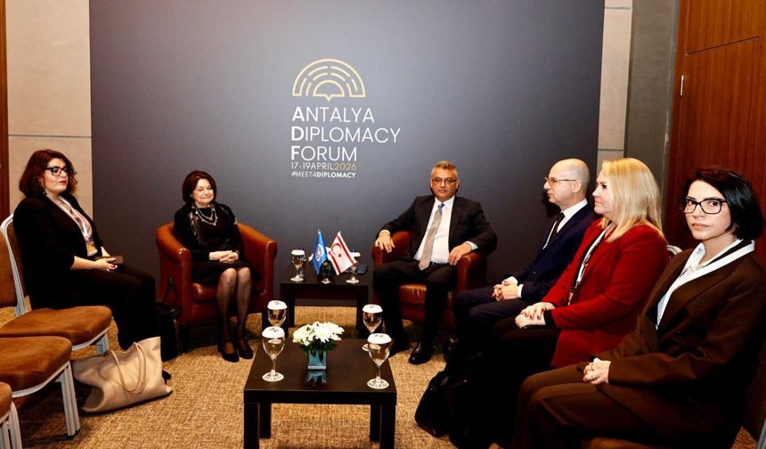 Cumhurbaşkanı Erhürman, DiCarlo ile görüştü