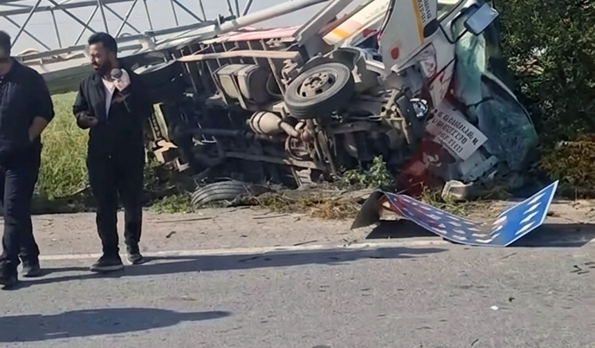 Dörtyol'da korkutan kaza