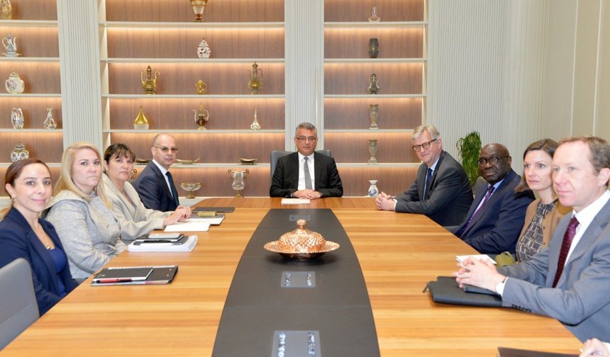 Cumhurbaşkanı Erhürman Lacroix'i kabul etti