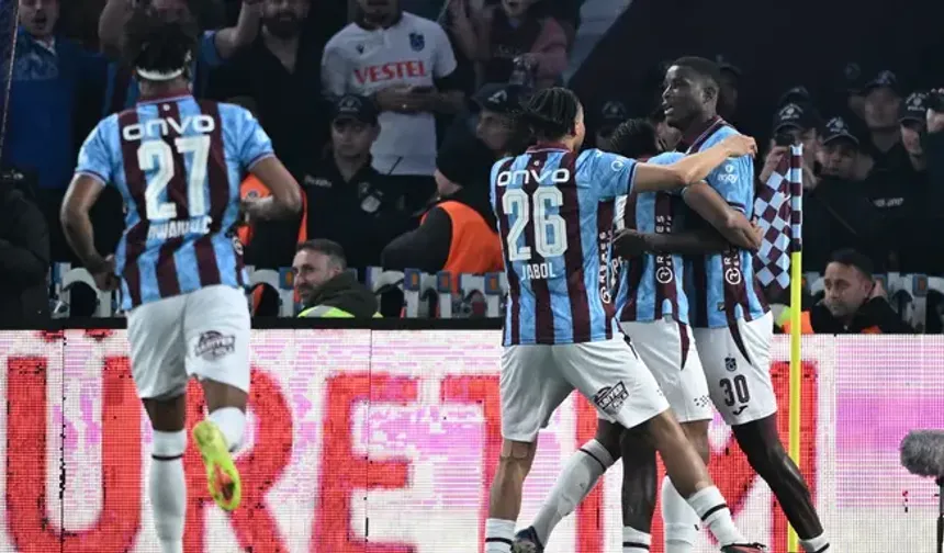 Dev maçta Trabzonspor sevindi