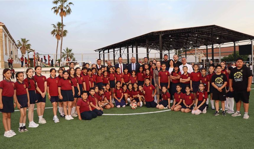 Şehit İlker Karter İlkokulu’nda Spor ve Yaşam Alanı açıldı