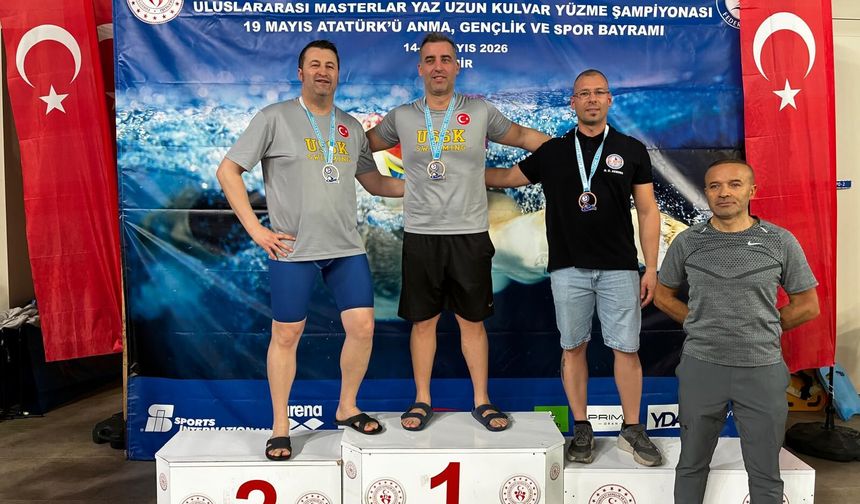 Yakın Doğulu Master Yüzücüler İzmir’e damga vurdu