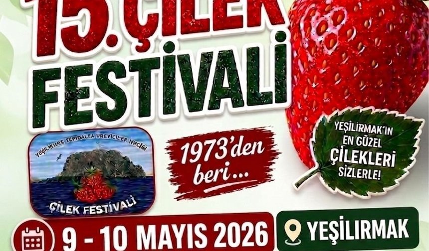 “15. Çilek Festivali” bu hafta sonu