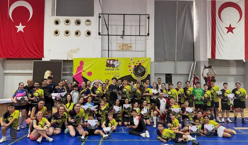 Lefkoşa Badminton Open 2026’da 145 sporcu mücadele etti