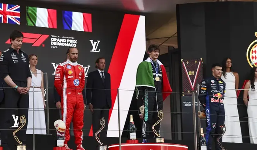 Kimi Antonelli Monaco'da zirvede