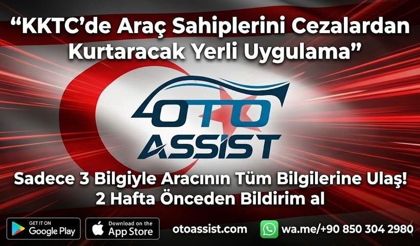 KKTC’de Araç Muayene, Yol Vergisi ve Sigorta takibi artık cebinizde!
