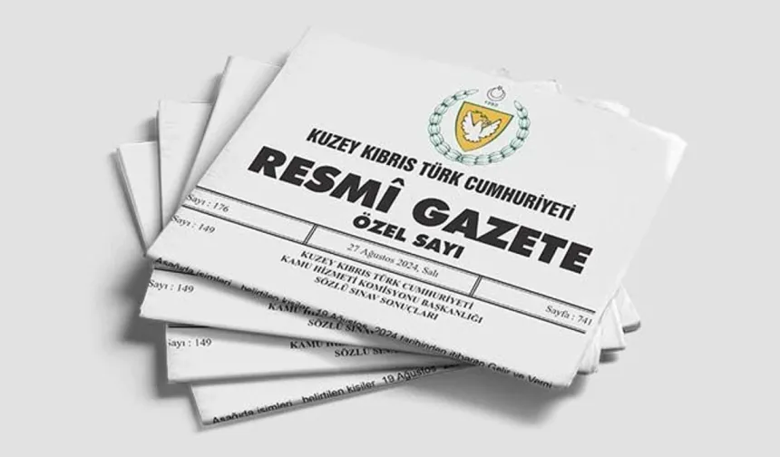 Sekiz yasa gücünde kararname Resmi Gazete’de yayımlandı