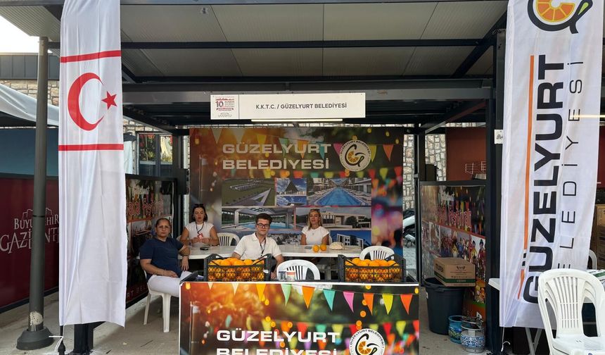 Güzelyurt'un simgesi portakal Gaziantep'te tanıtılıyor