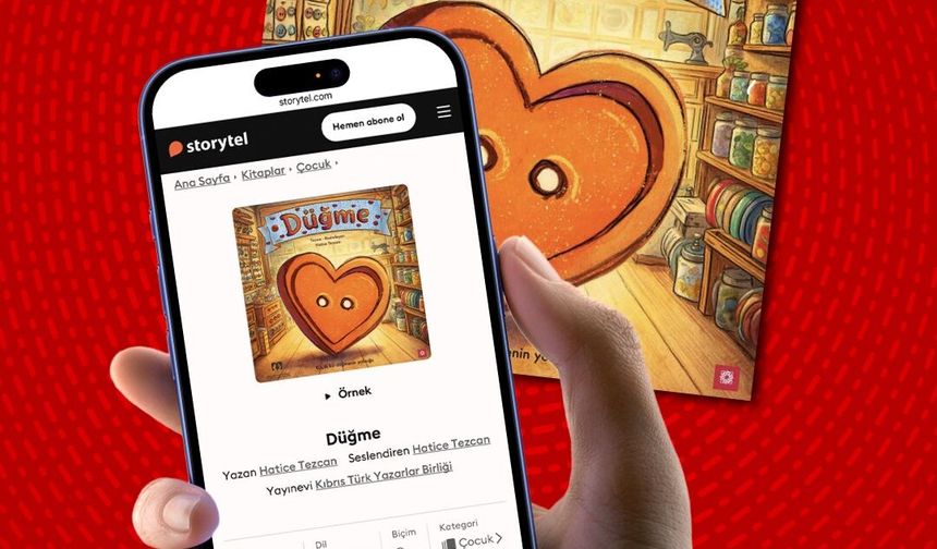 Çocuk kitabı “Düğme” Storytel’de yayınlandı