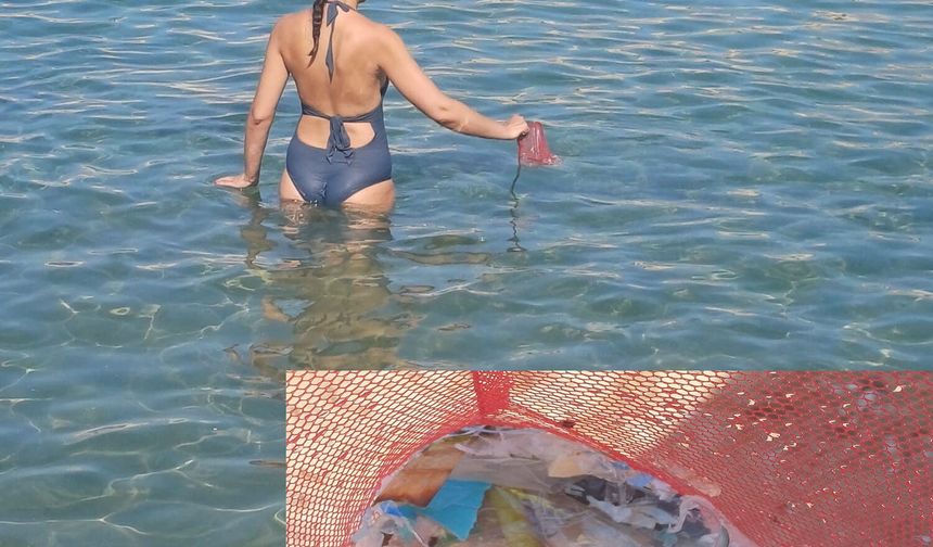 Kervansaray’daki kirliliği vatandaş temizledi