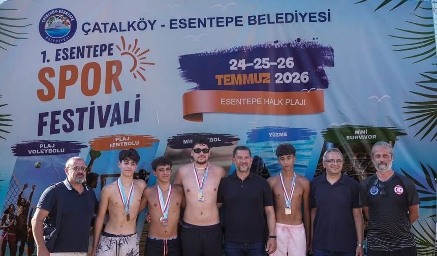Esentepe Spor Festivali coşkulu atmosferde sona erdi