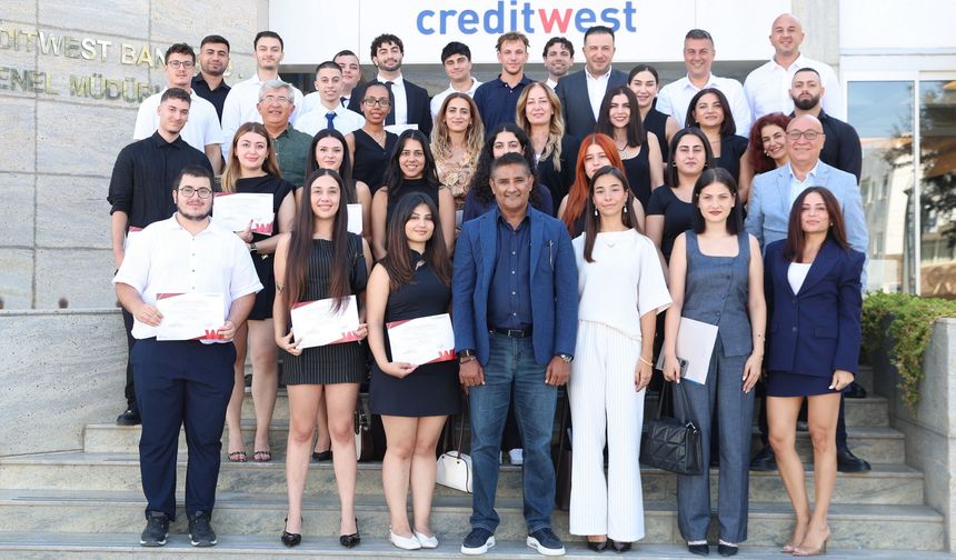 Creditwest Bank’ta stajdan kariyere: 14 yılda 143 genç, 22 istihdam