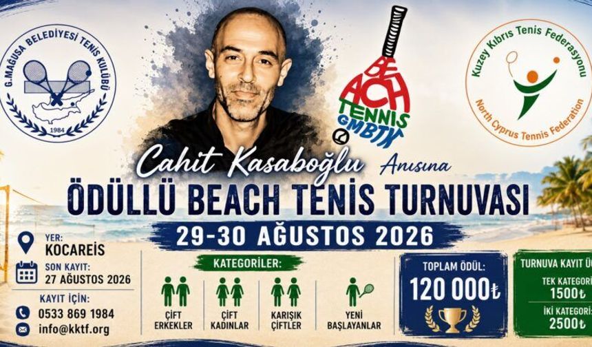 Cahit Kasapoğlu Anı Turnuvası 29 Ağustos’ta başlayacak