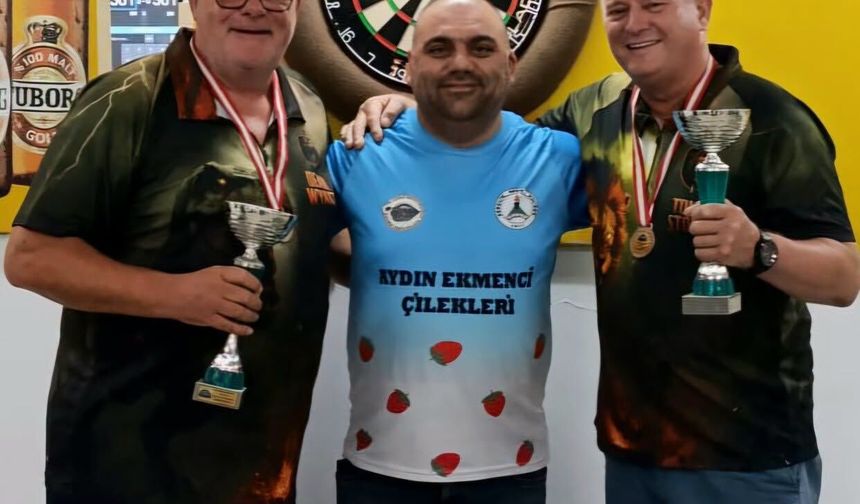 Çiftler Darts Turnuvasına Gönyeli Darts Birliği damgası
