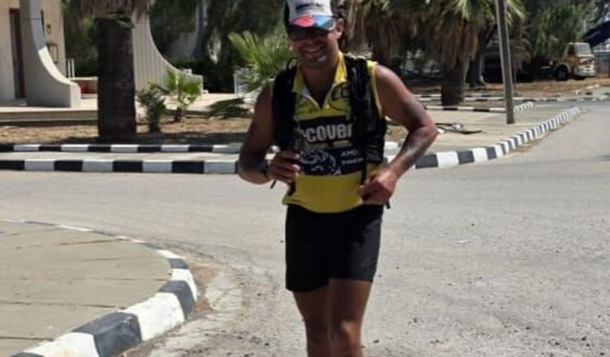 Kemal Elektrikçi engelliler için triatlon yaptı