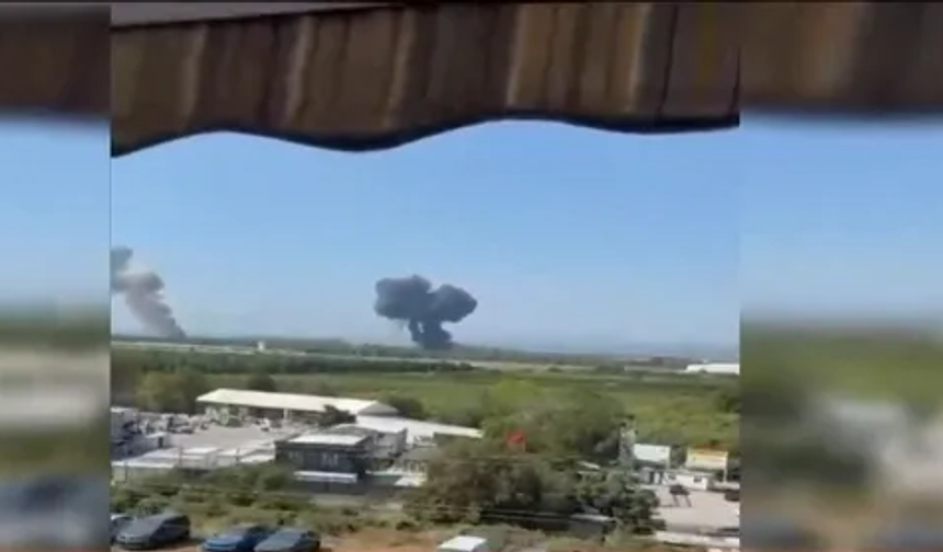 Son dakika: Yalova'da F-16 eğitim uçağı düştü