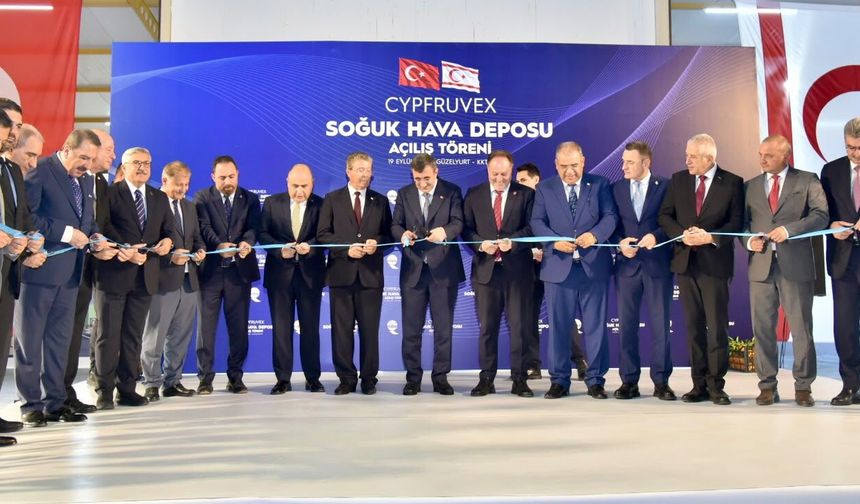 Cypfruvex’in 15 bin tonluk soğuk hava deposu hizmette
