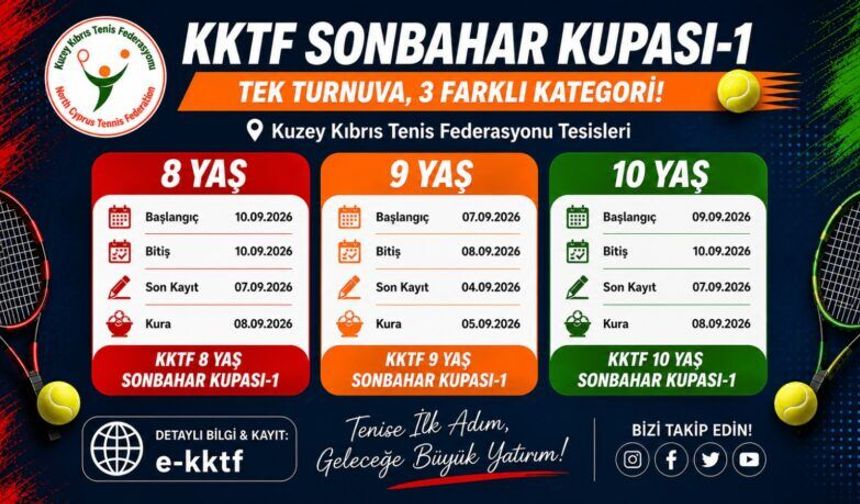 Kortlarda 8-9-10 yaş Sonbahar Turnuvaları başlıyor