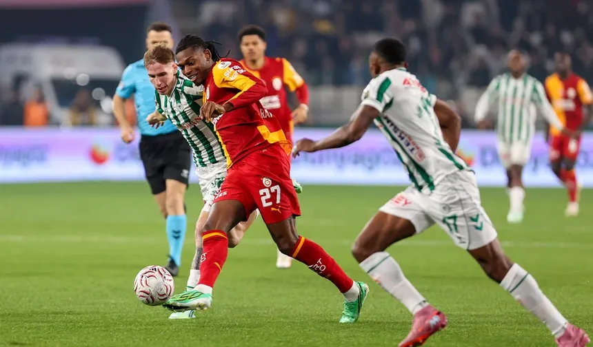 Galatasaray Konya'da güle oynaya kazandı