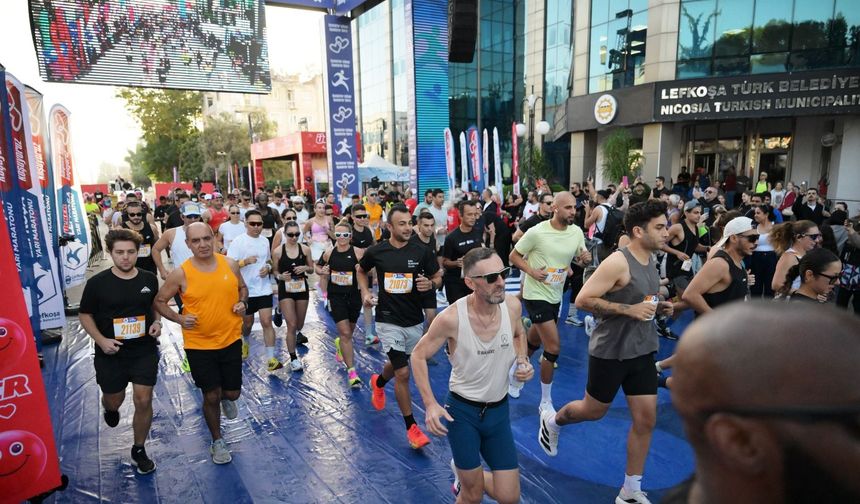 Ülker Lefkoşa Yarı Maratonu’nda heyecan başladı
