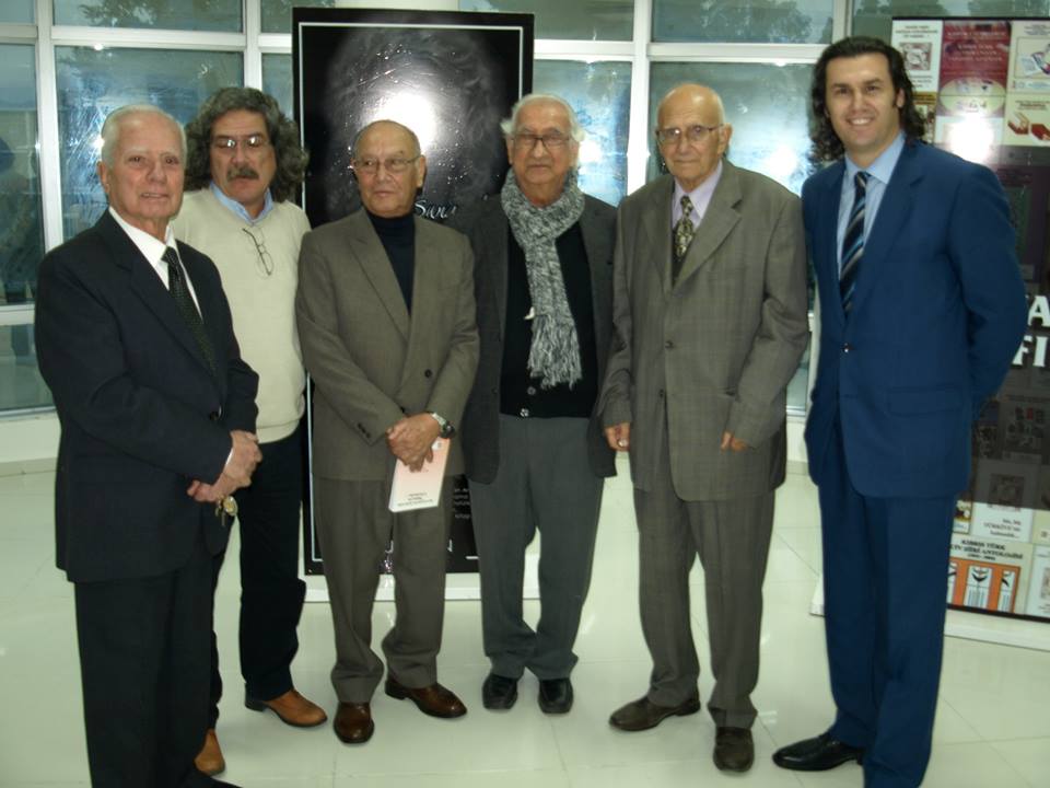 21 Ocak 2014 Eşref Çetinel'in Kitap Tanıtımı. Mahmut Oca,Bülent Fevzioğlu,Eşref Çetinel,Ali Nesim, Harid Fedai Ve Şevket Öznur