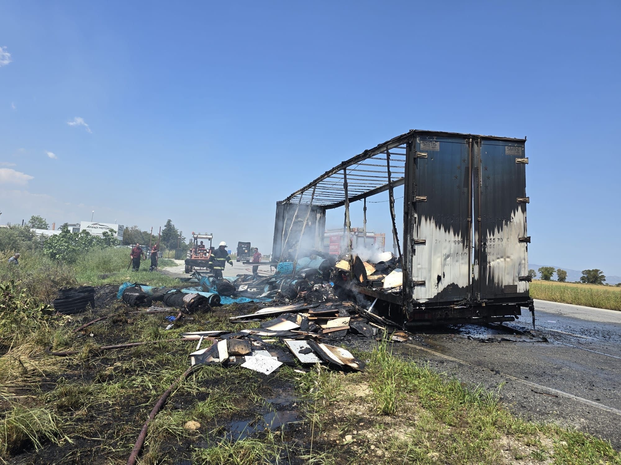 Tır Dorsesi Yandı-1