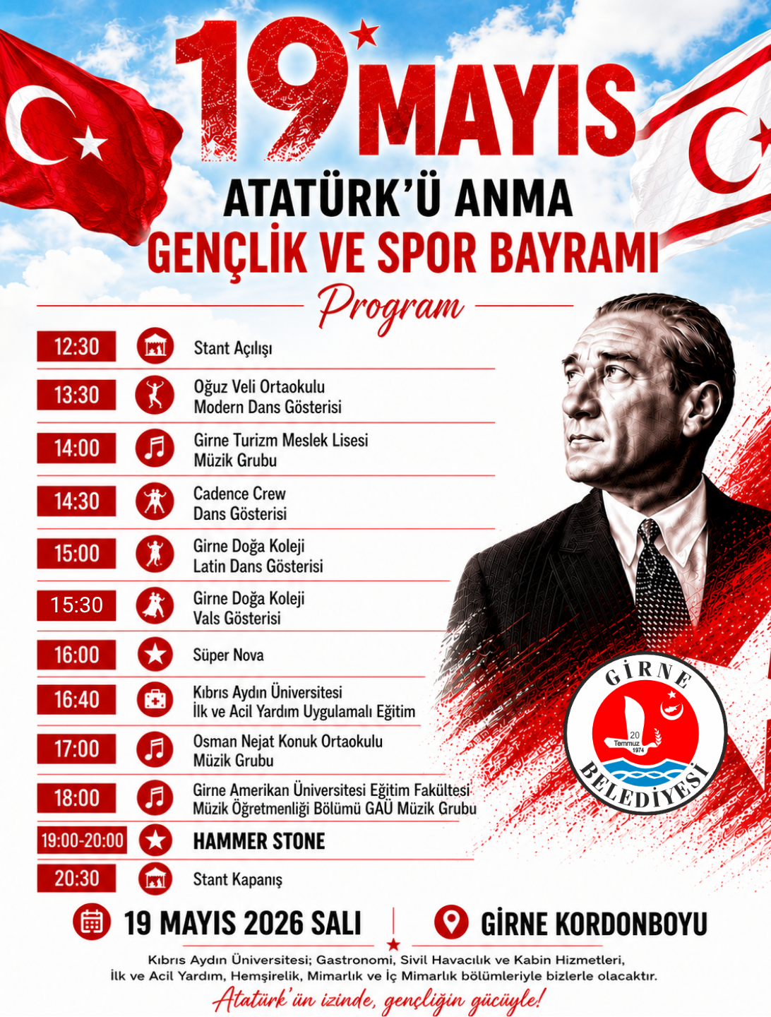 Girne Belediyesi 19 Mayis