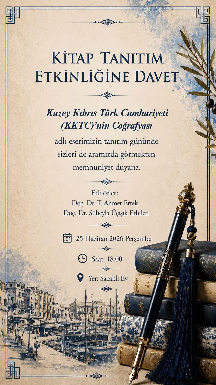 1782282772640Kuzey Kibris Türk Cumhuri̇yeti̇ Coğrafyasikitap Tanıtımı Davetiyesi