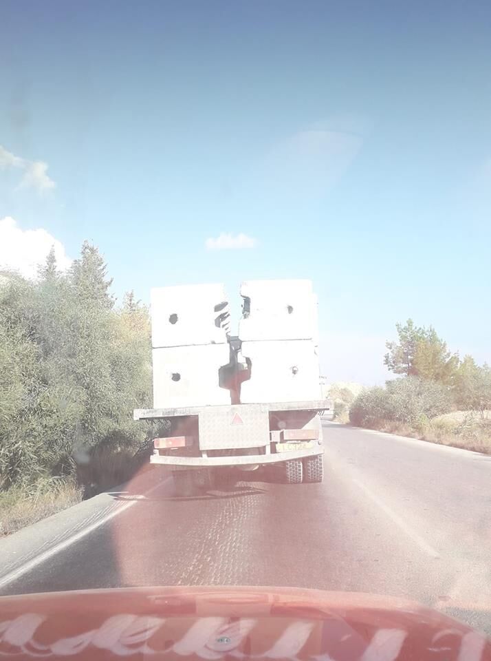 Tır Dorsesinde Beton