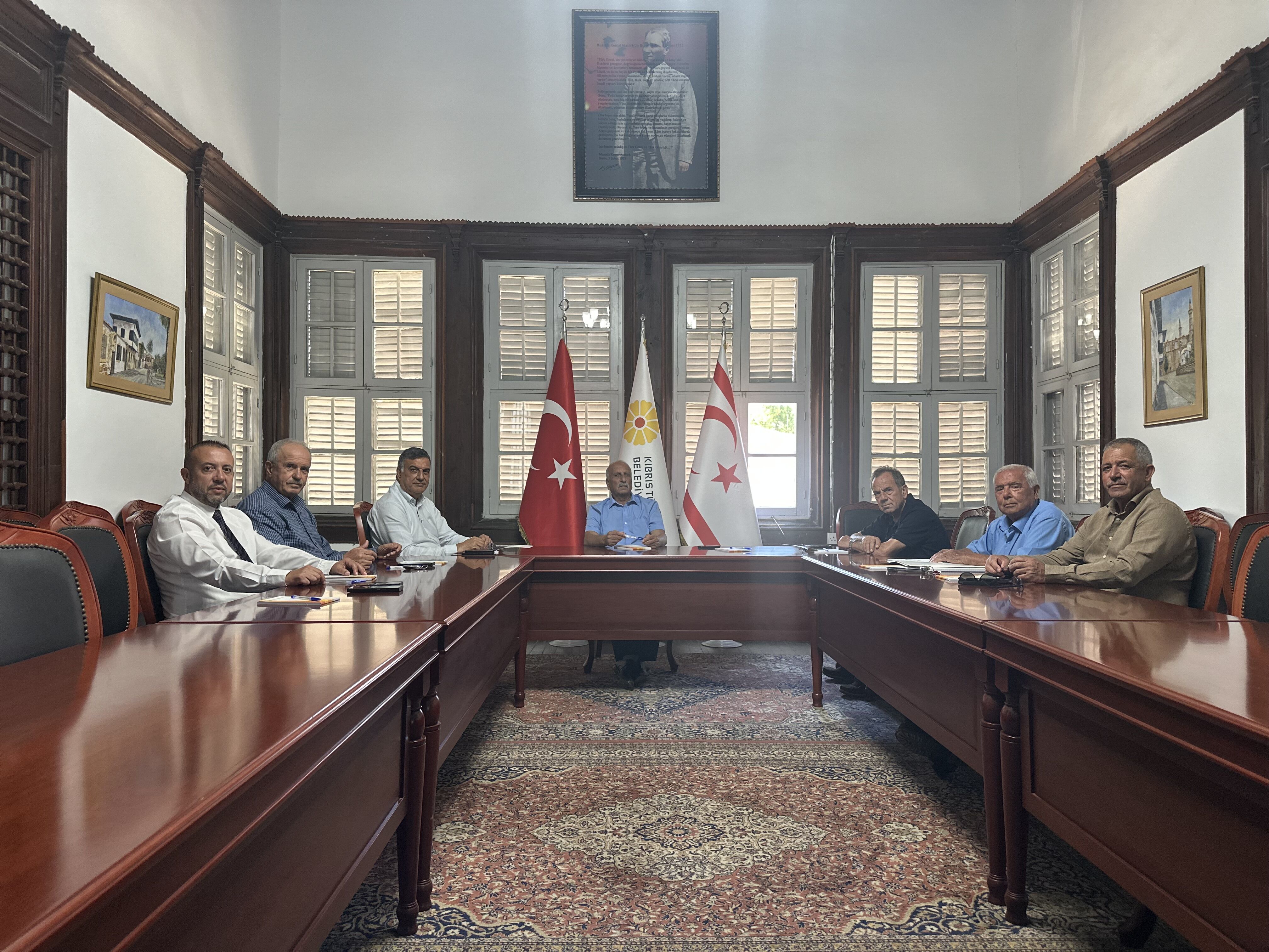 Kıbrıs Türk Belediye Başkanları Derneği Yönetim Kurulu toplandı