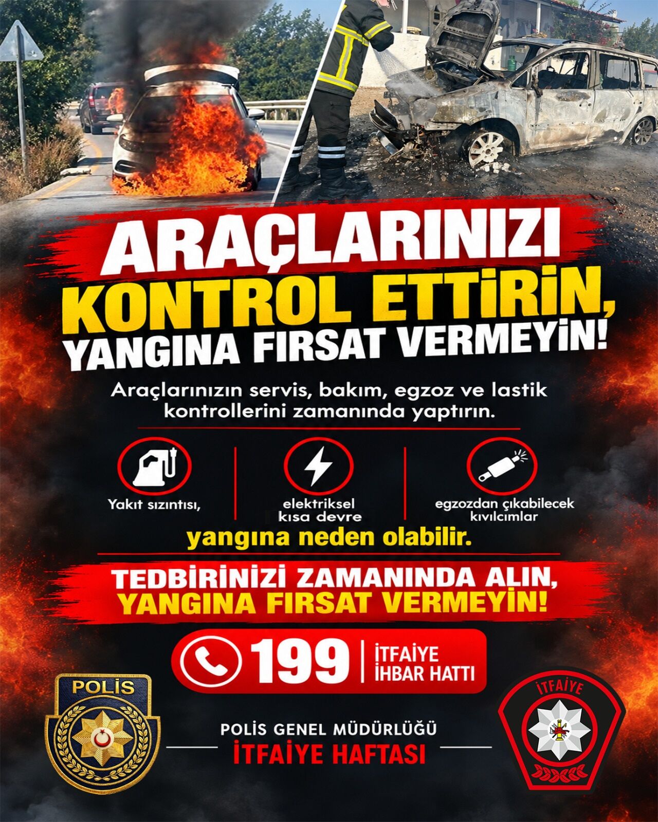 Araç Yangini