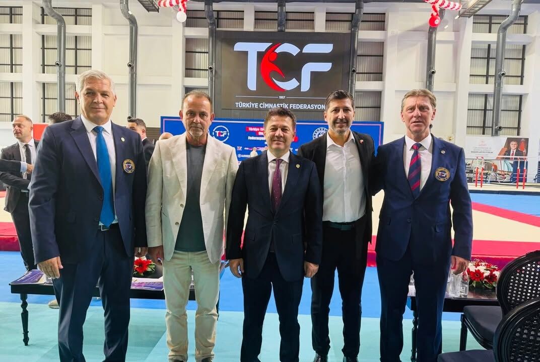 Cimnastik Federasyonu heyeti, Ankara’da salon açılışına katıldı