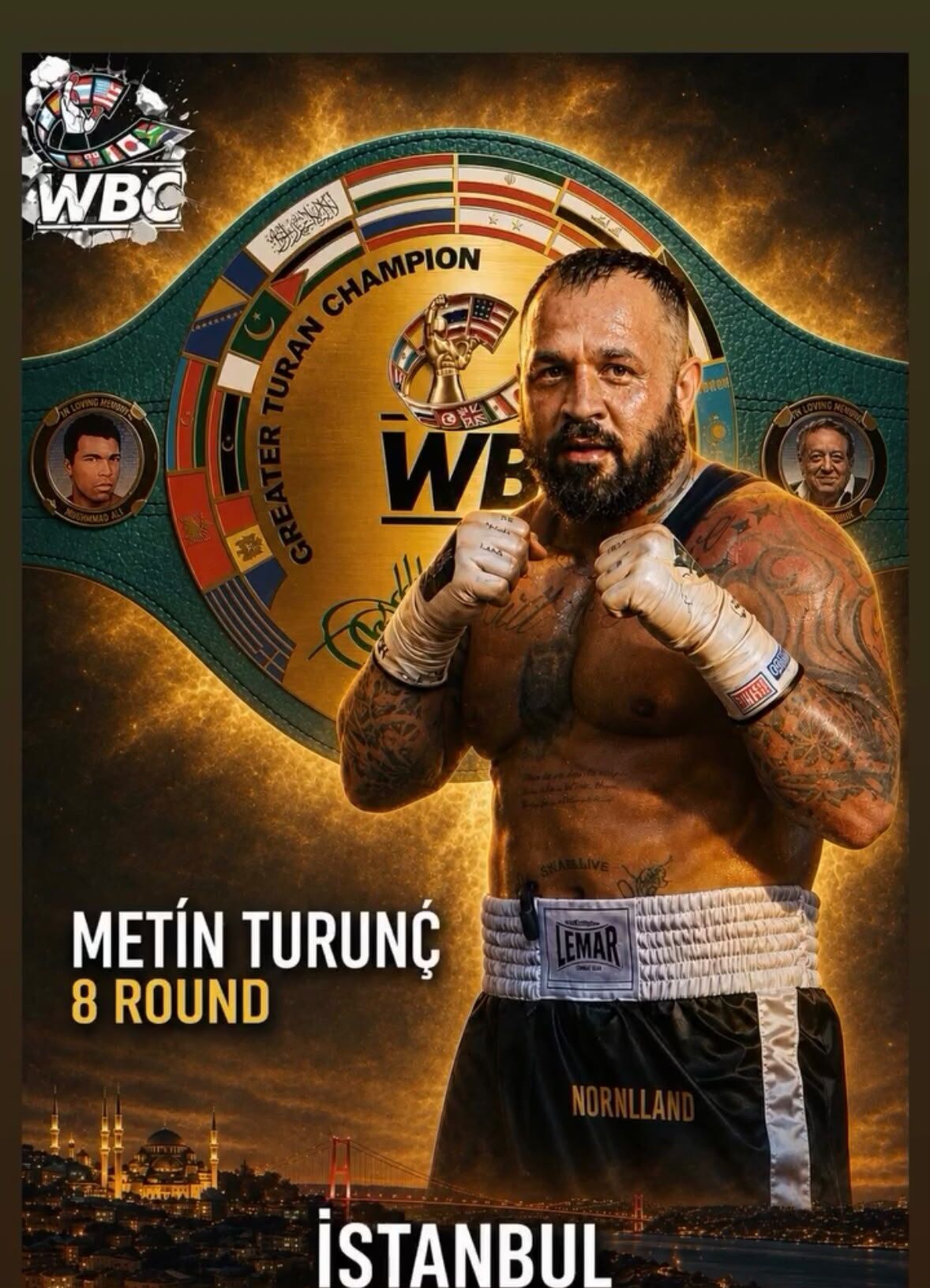 Demir Yumruk Metin Turunç, WCB Kemeri için Kasım’da ringe çıkıyor