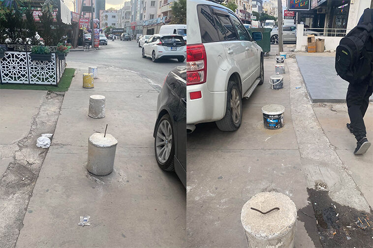 “Bu beton dubaların kaldırımlarda olması yasal mı?”