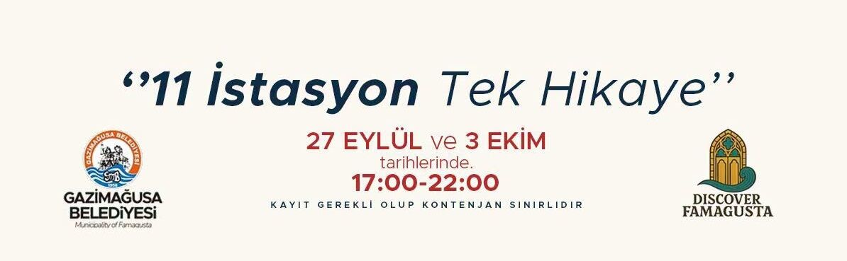 Gazimağusa Suriçi’nde “Gece Yürüyüş Turu – Deneyimsel Yolculuk” etkinliği pazar günü başlıyor