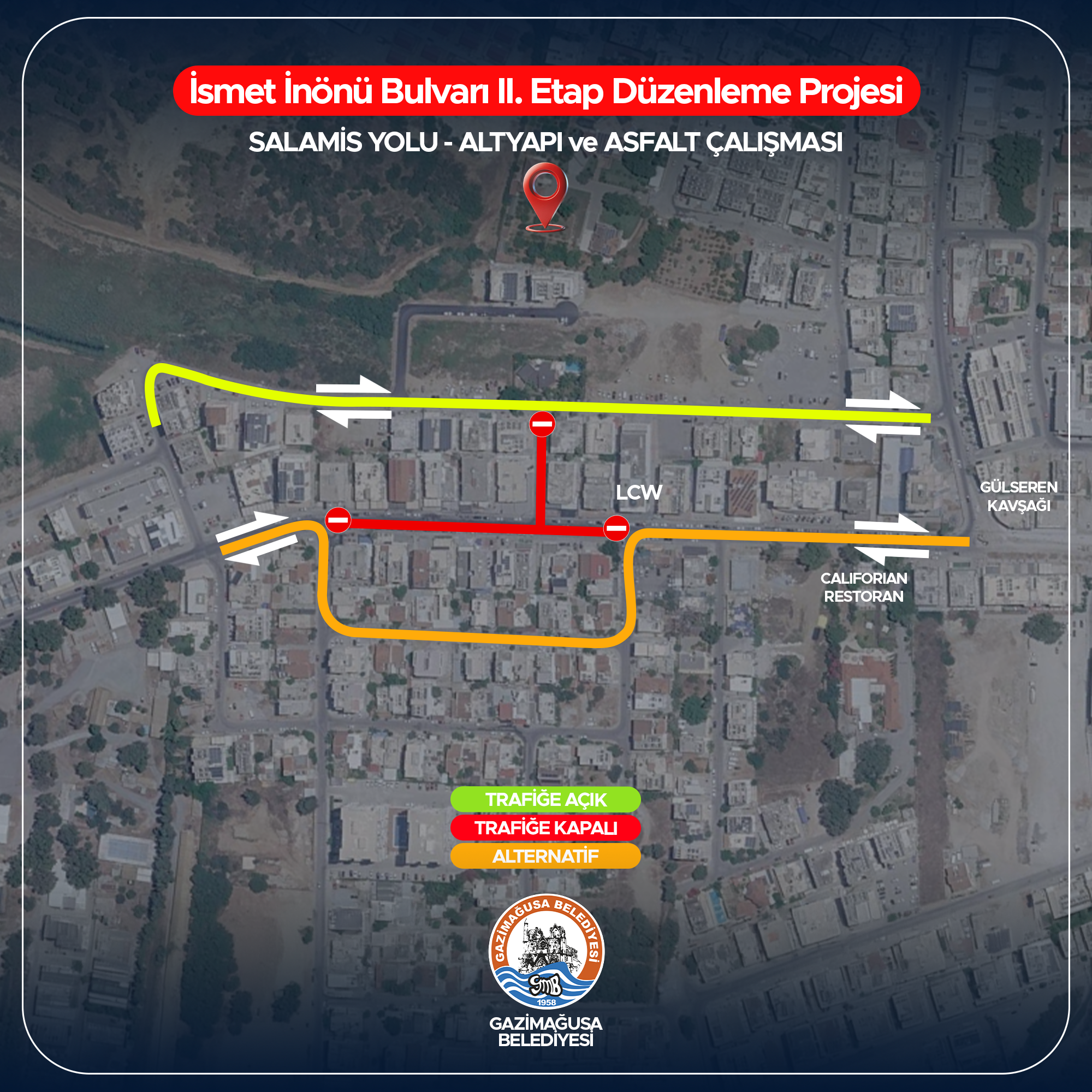 Gazi̇mağusa Yol Düzenleme