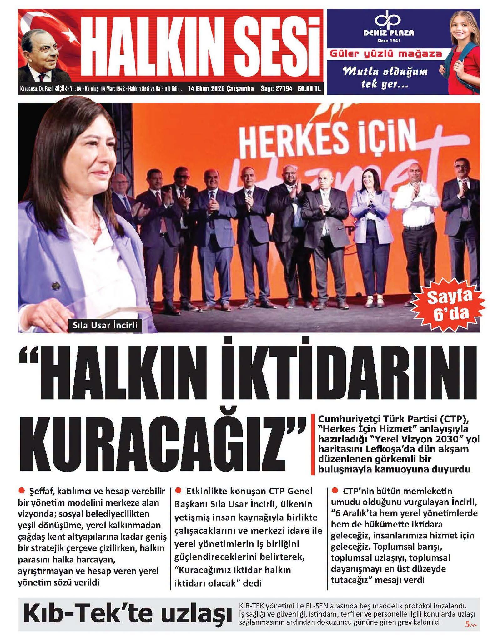14 EKİM 2026