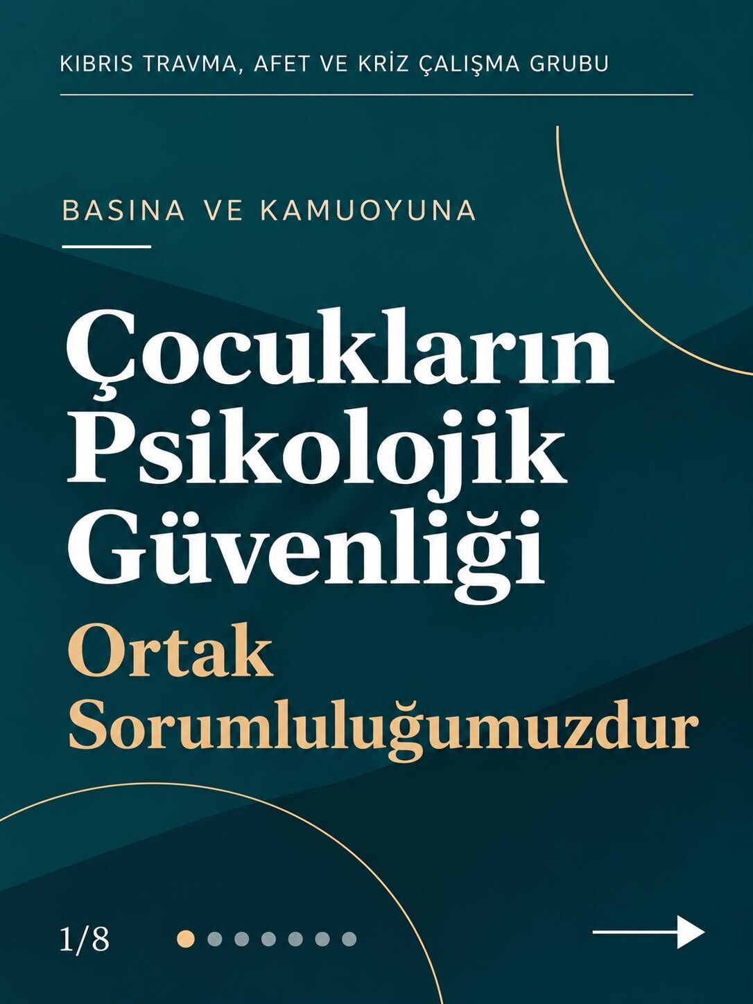 Kıbrıs Travma, Afet ve Kriz Çalışma Grubundan çağrı